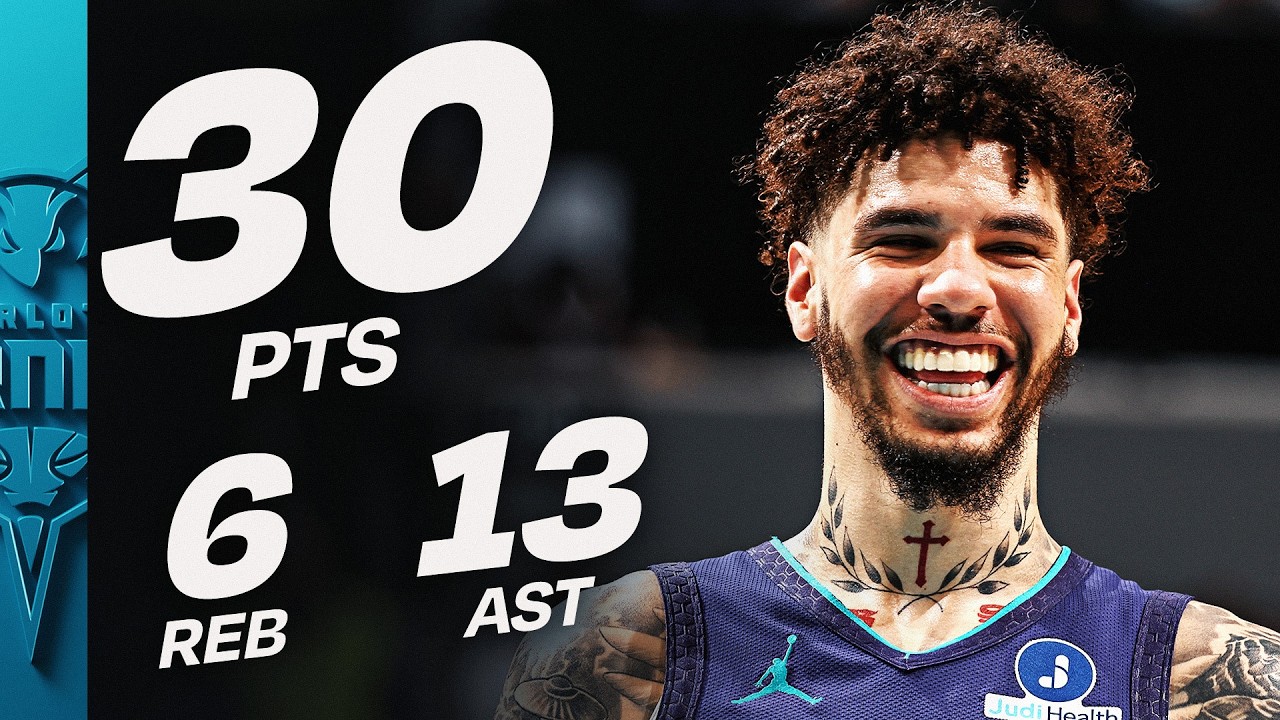 LaMelo Ball Carries Hornets With 30-PT 13-AST Night vs Heat | March 17, 2026