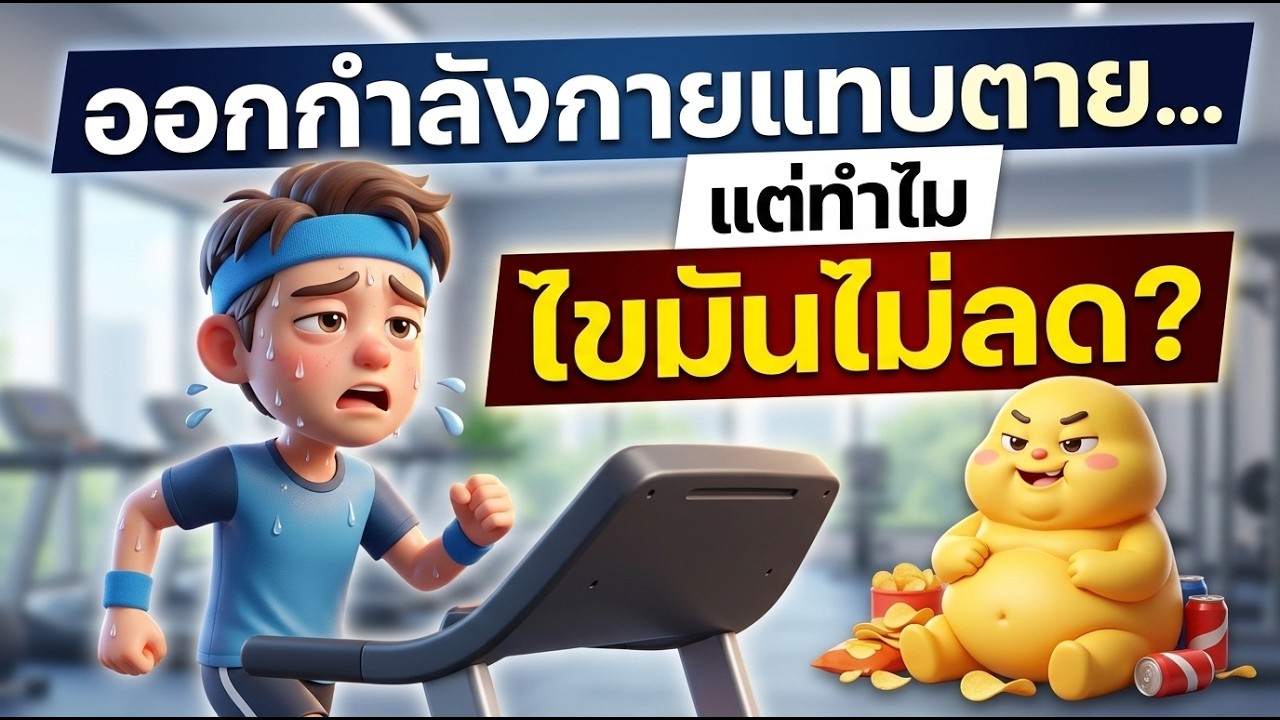 ทำไมออกกำลังกายแทบตายแต่ไขมันไม่ลด? เจาะลึกสวิตช์เผาผลาญ | ไขรหัสร่างมนุษย์