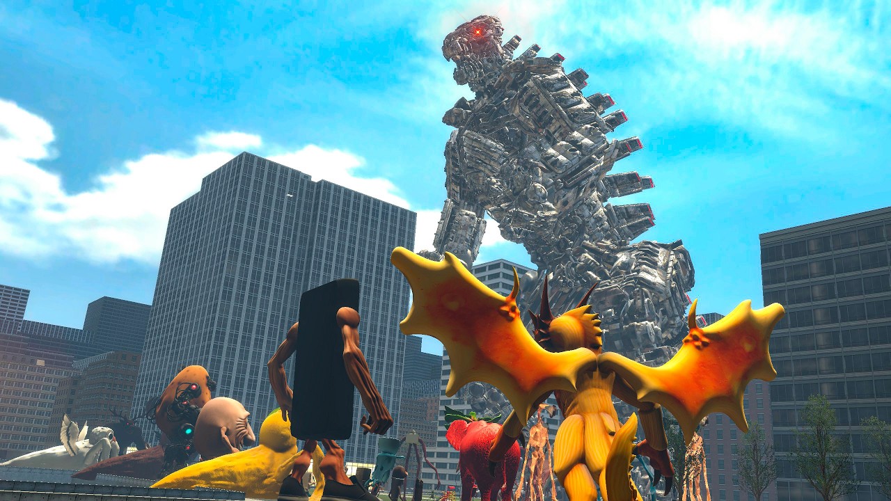 Mechagodzilla vs ALL NEXTBOTS The Ultimate Battle in Garry's mod!