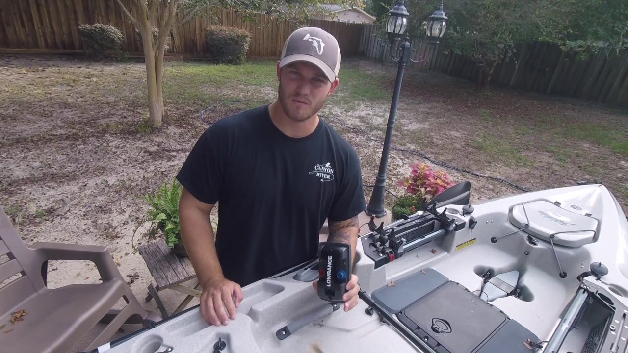 How to install a fishfinder in a 2019 HOBIE OUTBACK