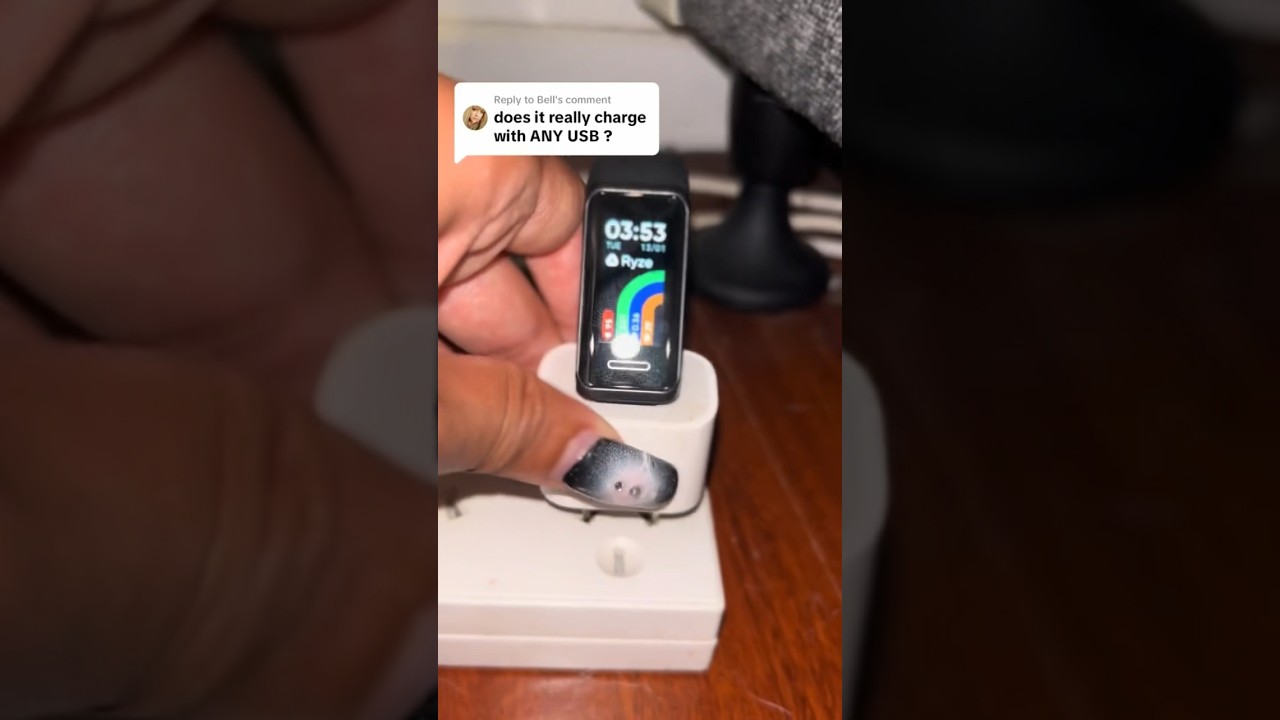 How to charge your Ryze flex smartwatch. #ryze #fitness