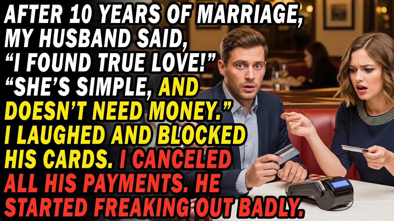 “She Doesn’t Need My Money!” Husband Said, Leaving With Mistress💔. But When I Blocked The Cards...😏💳