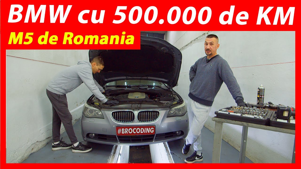 BMW E60 525d cu apucaturi de M5 - Intretinere BROCODING | 4K