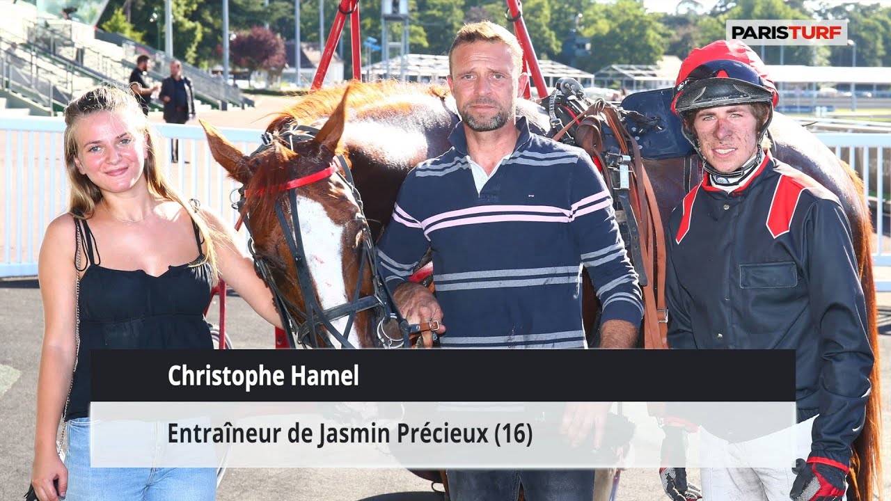 Christophe Hamel, entra&icirc;neur de Jasmin Pr&eacute;cieux (15/07 &agrave; Enghien)