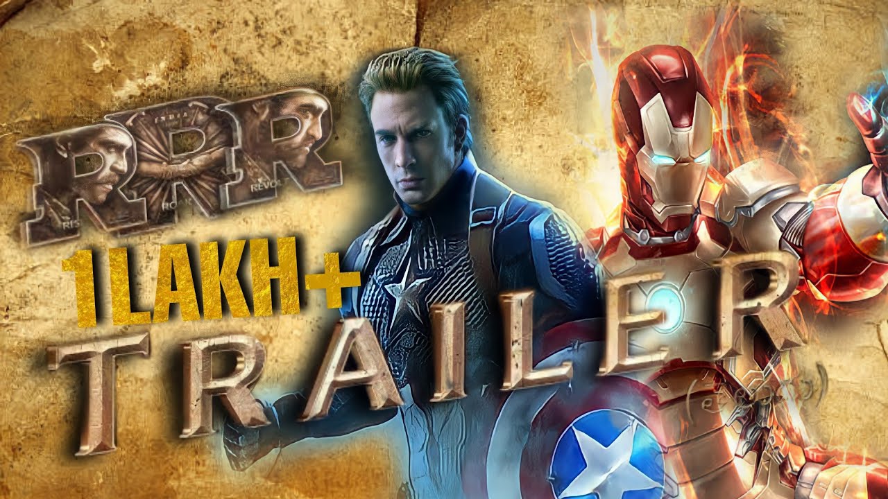 #RRR Trailer.. ft avengers#Captainamerica and #Ironman version(telugu) ||deepeshtudio|| #rrrmovie