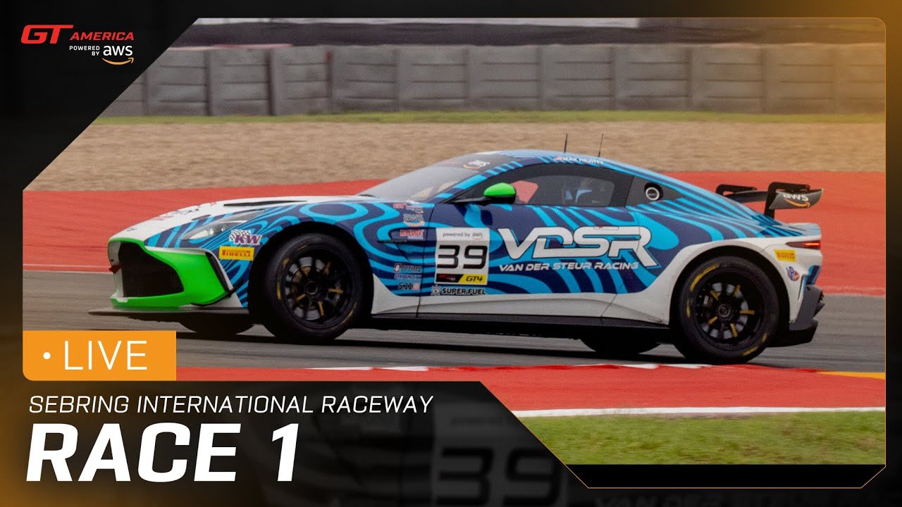 LIVE | Race 1 | Sebring International Raceway | GT America powered by AWS 2025