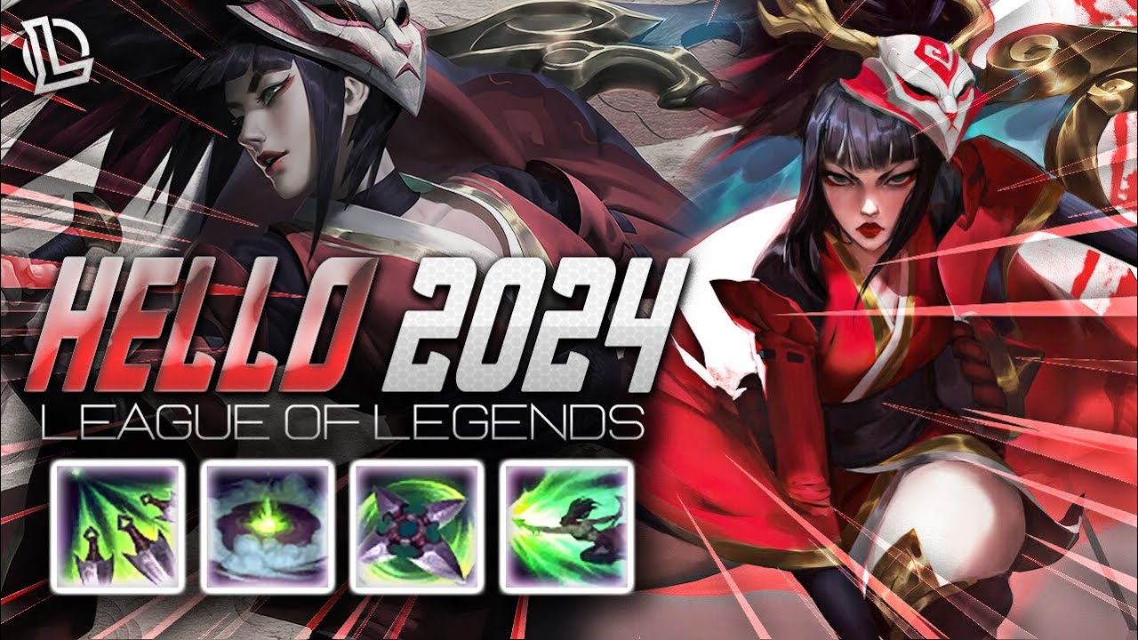 AKALI MONTAGE - HELLO 2024 | Ez LoL Plays #765 [60 FPS]