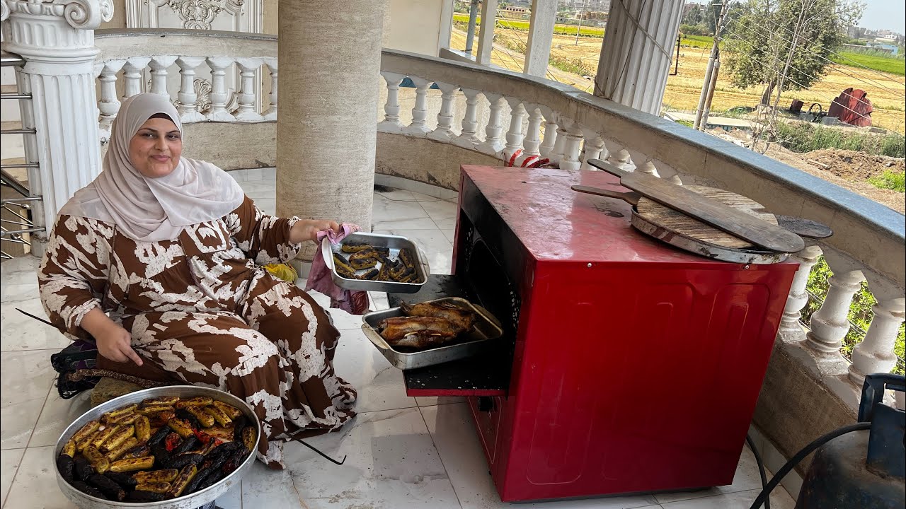 بيت أهلي مستخسرش فيه صحتي🏡☝️ساعدت أمي طلعتني شايلة ومحملة☝️وعملت عزومة تشرف لجوز أختي أبو حبيب👍