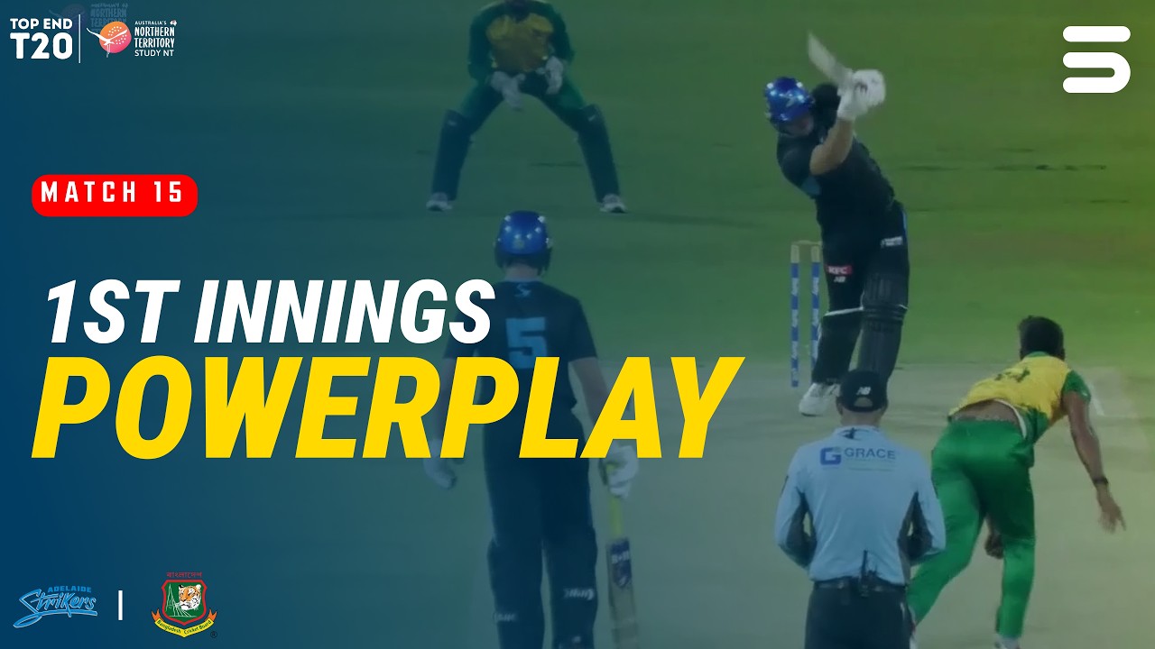 1st Innings Powerplay | Strikers vs Bangladesh | Match 15 | Top End 2026 | ZP1U