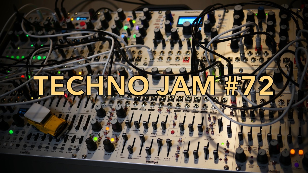 Techno Jam #72: Intellijel modular system, Roland TR-6S