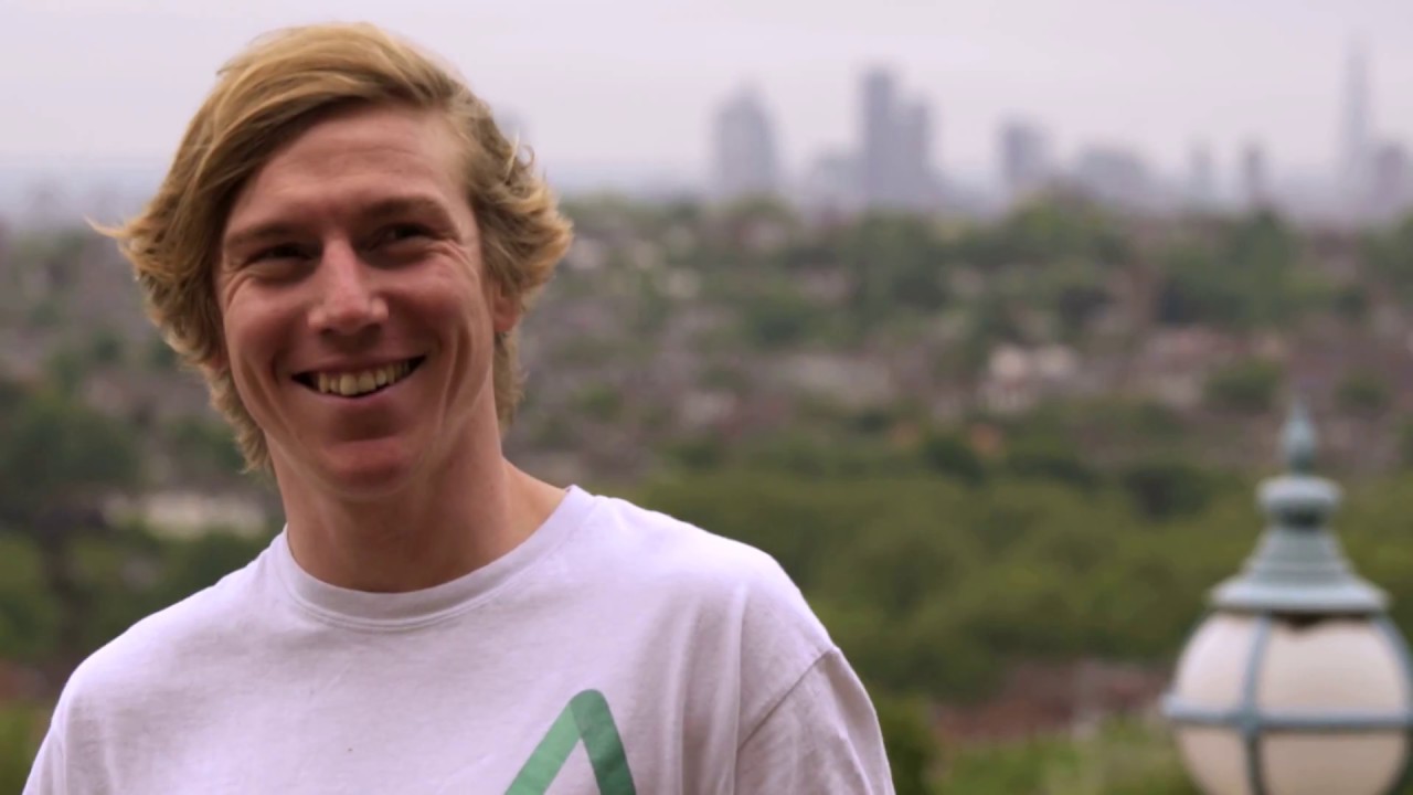 Sam racing through London