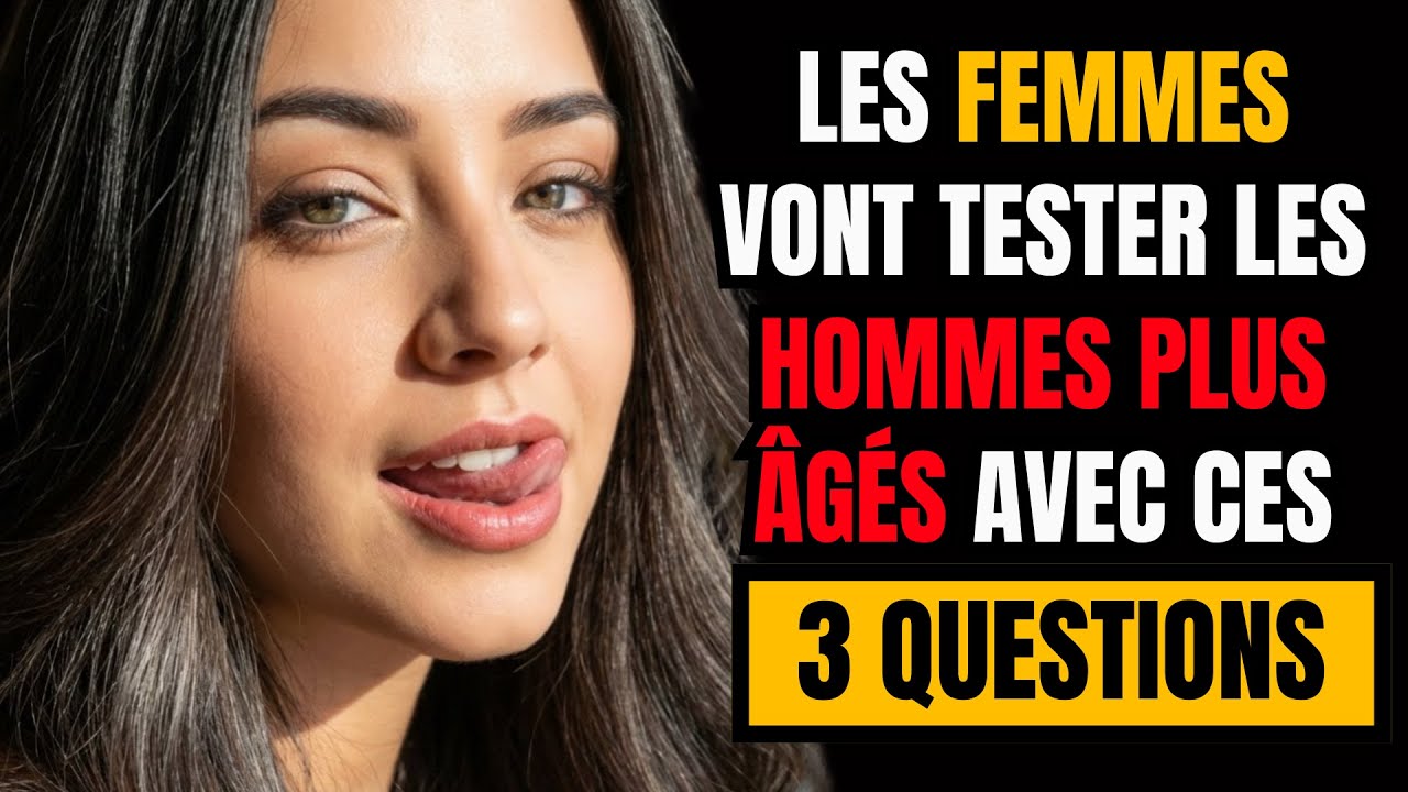 Quand une femme désire un homme plus âgé, elle le testera avec ces 3 questions.