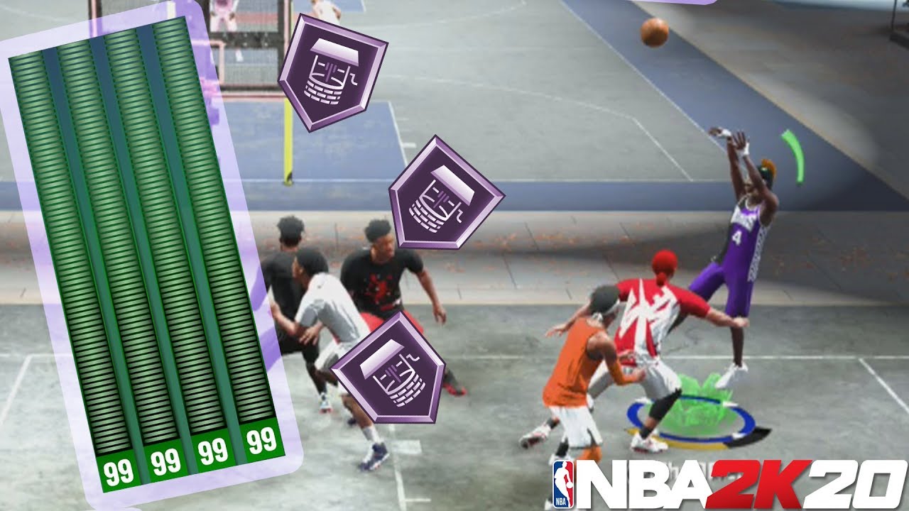 My Sharpshooters 99 POST FADE Is Actually OVERPOWERED | NBA 2K20 Mypark