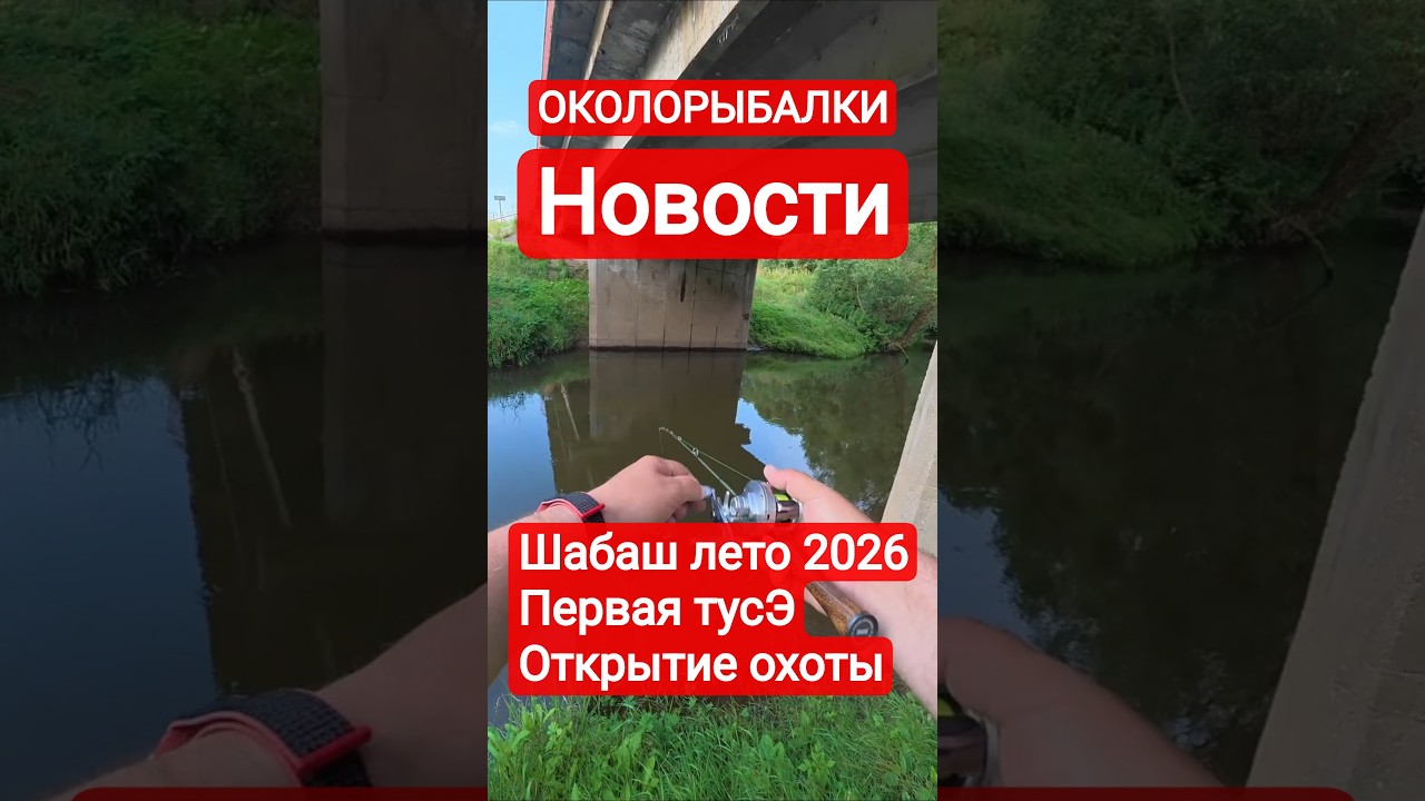 Околорыбалки новости выпуск 1. Шабаш Константина Кузьмина. Первый турнир тусЭ. Пару слов за охоту.