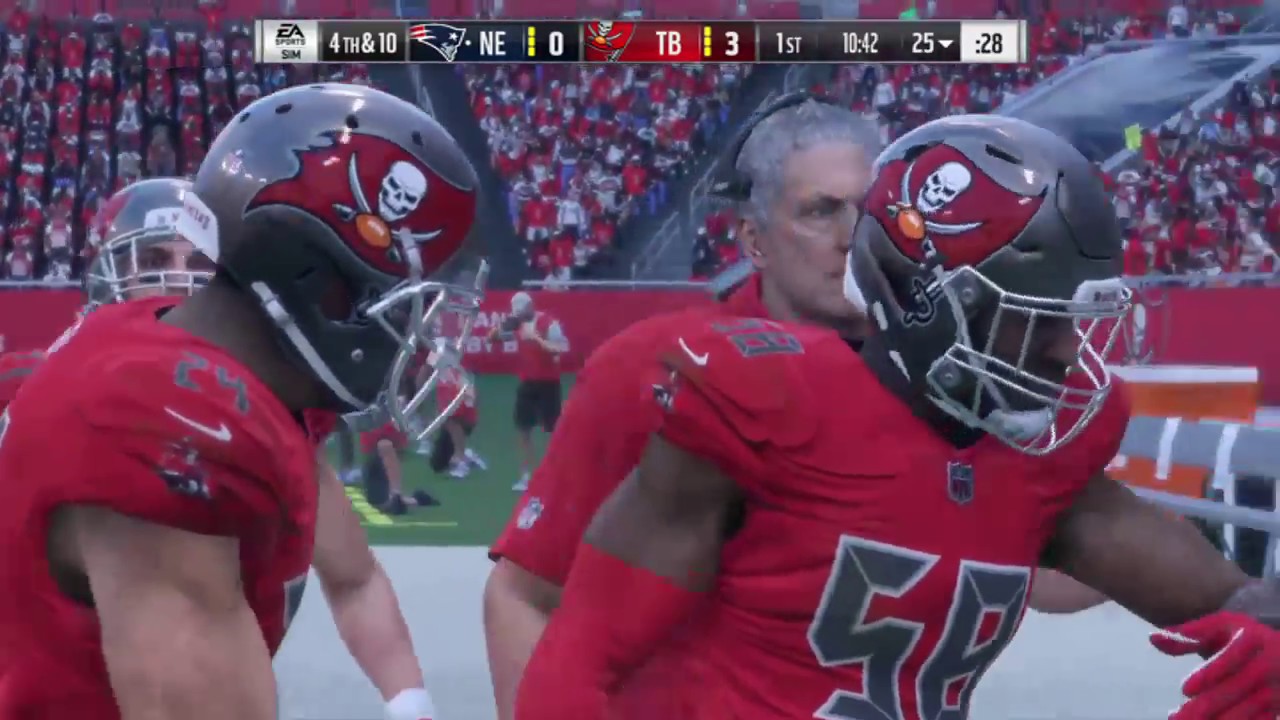 Madden 18 - New England Patriots vs Tampa Bay Buccaneers  - Full Game Simulation Nation
