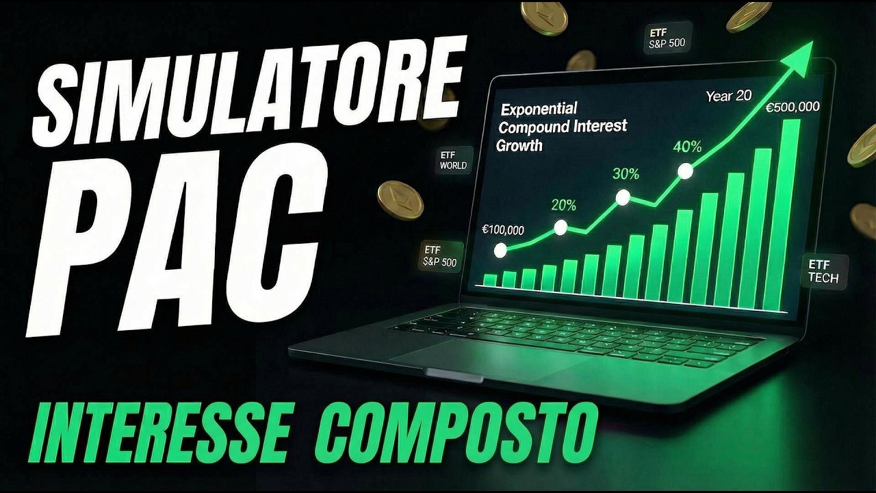 MIGLIOR SIMULATORE PAC ETF: INTERESSE COMPOSTO, ribilanciamenti e prelievi fase decumulo