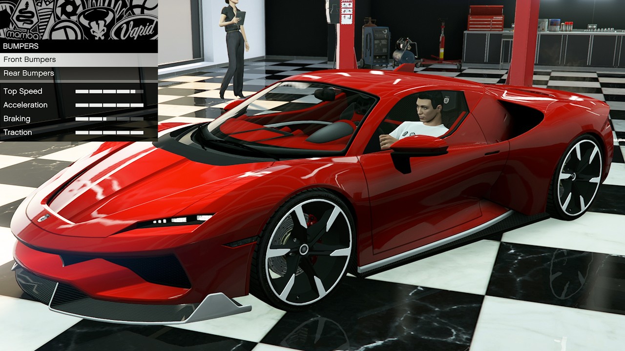 GTA 5 - Past DLC Vehicle Customization - Grotti Itali RSX (Ferrari SF90)
