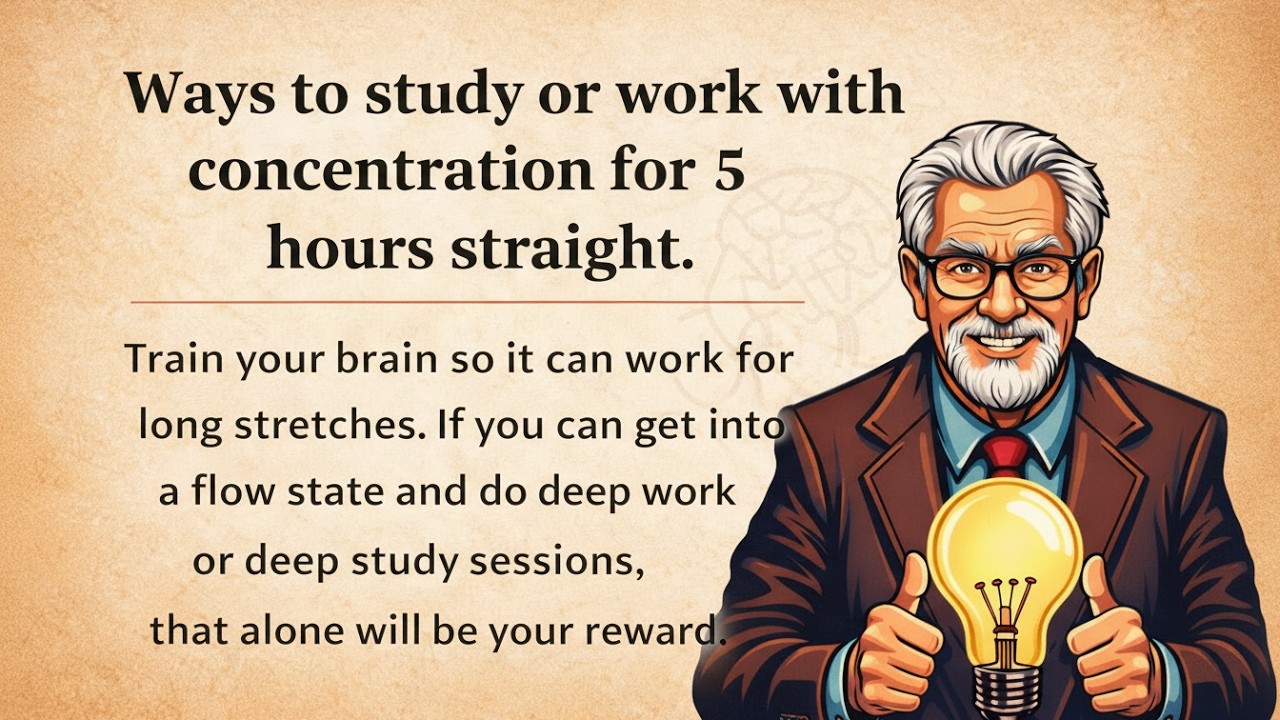 “How to Focus for 5 Hours Straight | Deep Work & Study Concentration Tips”