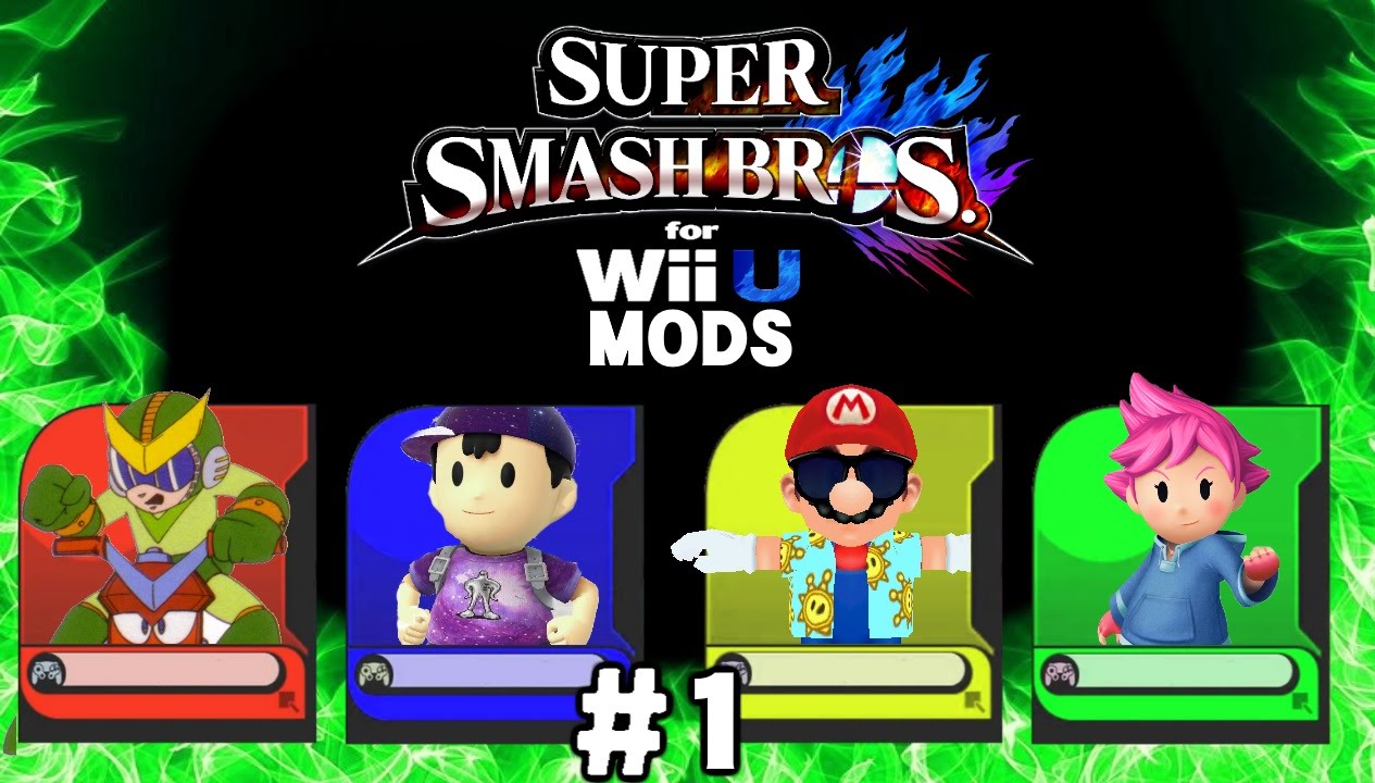 Super Smash Bros. Mods #1 - Megaman VS. Ness VS. Dr. Mario VS. Lucas