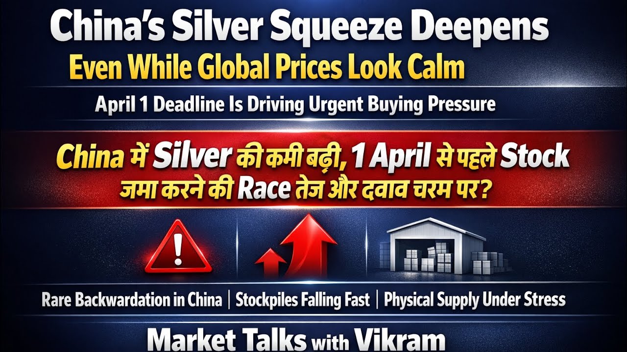 China Silver Crisis? 1 April Deadline: Supply Squeeze, Record Premium और Demand Shock!