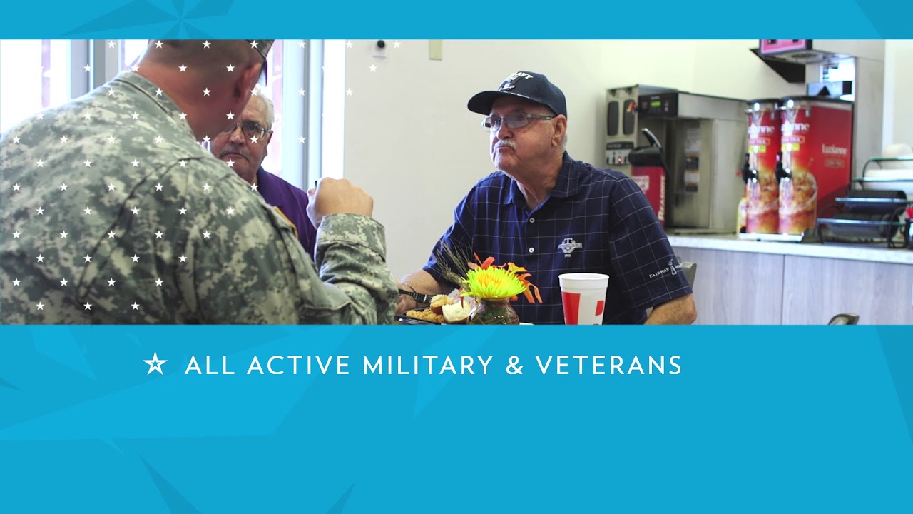 Veterans Free Meal