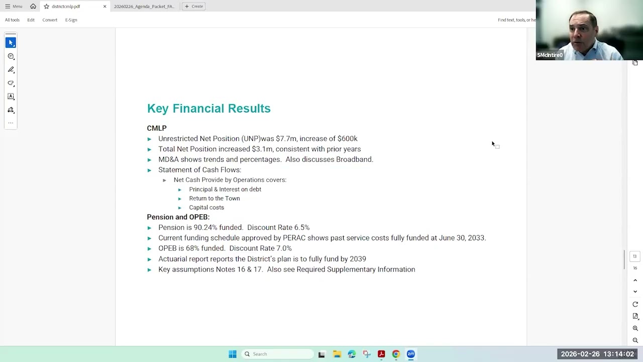 Concord Financial Audit Advisory Committee  February 26, 2026