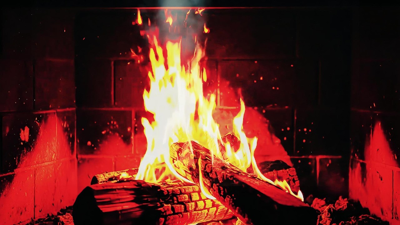 🔥 Fireplace UHD! Cozy Crackling Fire Sounds for Deep Relaxation & Sleep