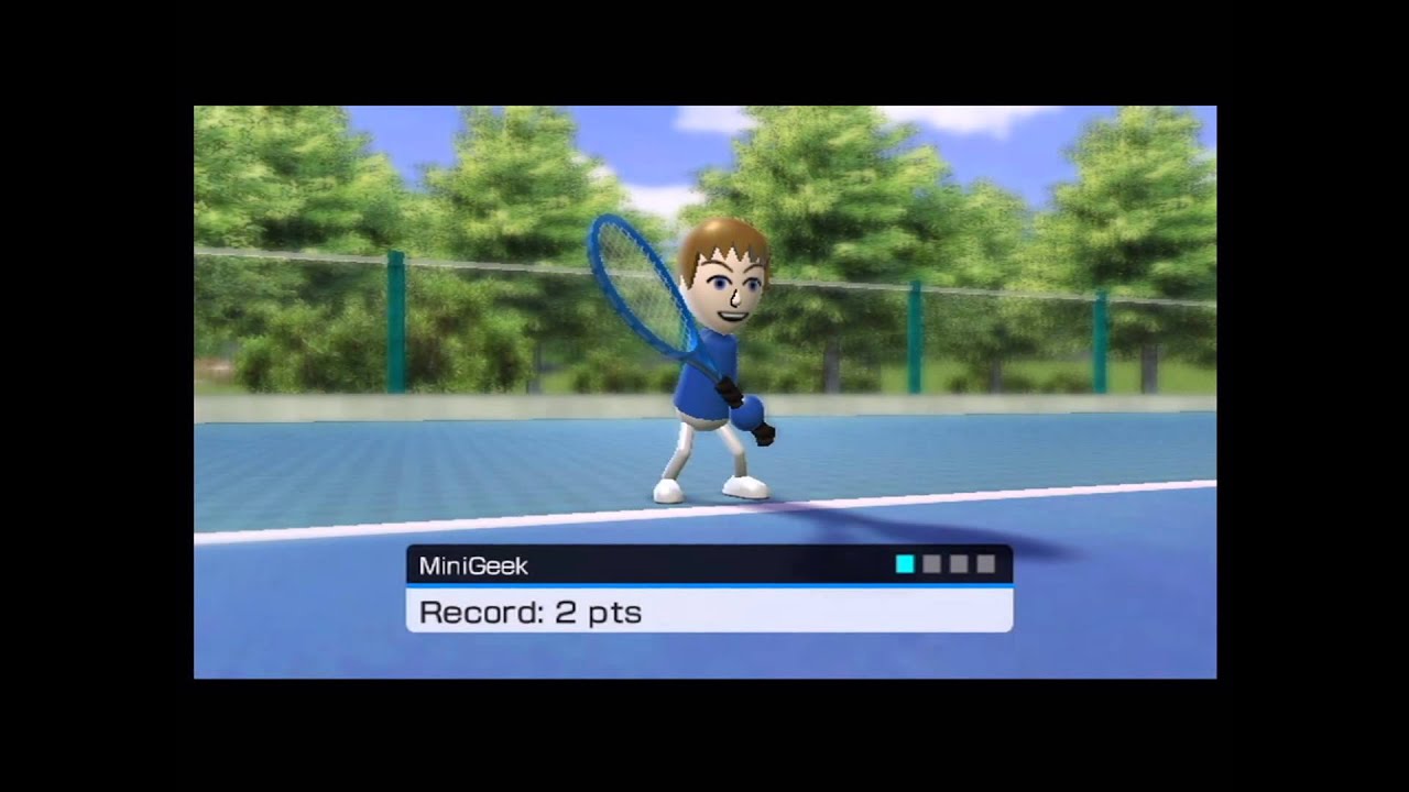 Wii Sports Training Tennis