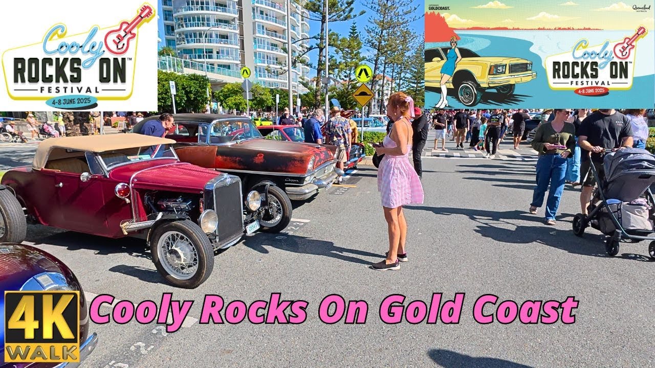 Cooly Rocks On Festival 2025 - Coolangatta Gold Coast - Classic Cars & Rock n Roll