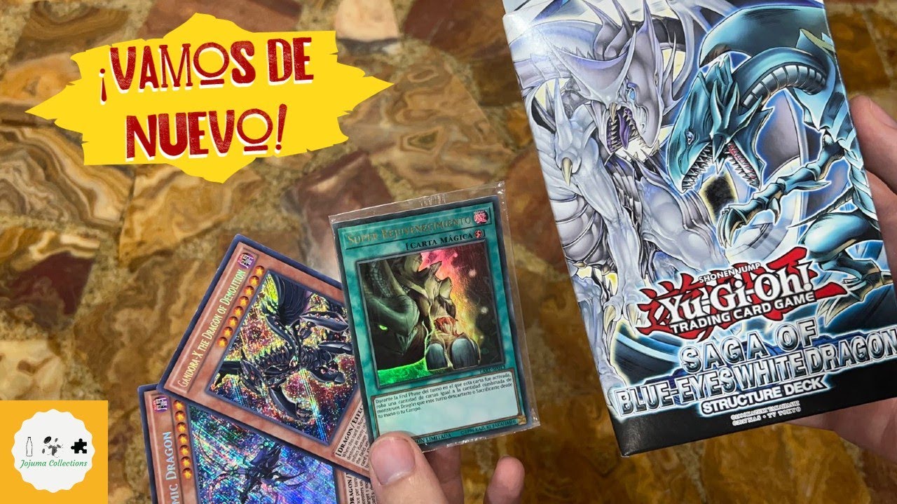 Capítulo 154. ¡Comenzando la colección! Structure deck Saga of Blue eyes white dragon #tcg #yugioh