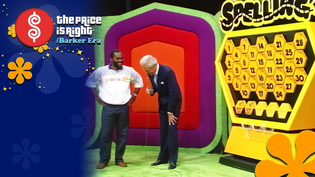 Bob Barker Makes a Fun Flub During Spelling Bee | The Price Is Right 1989