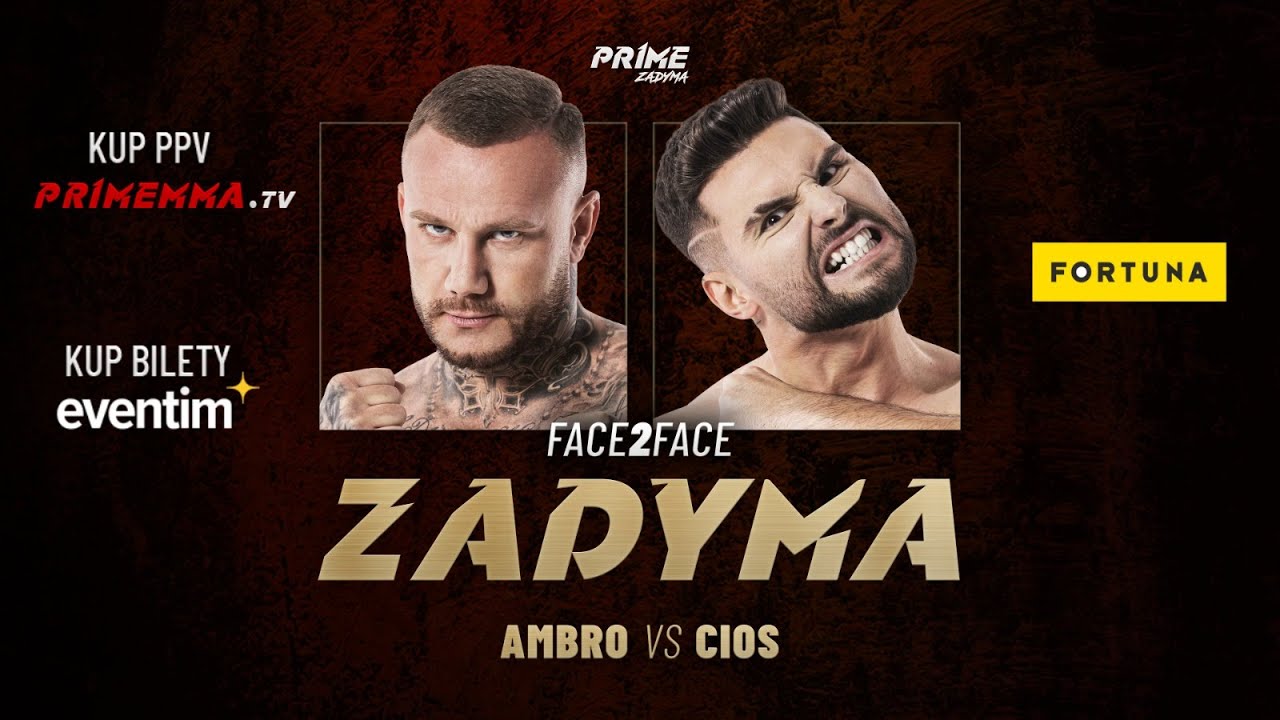 PRIME MMA ZADYMA: Ambro vs Cios (FACE 2 FACE)
