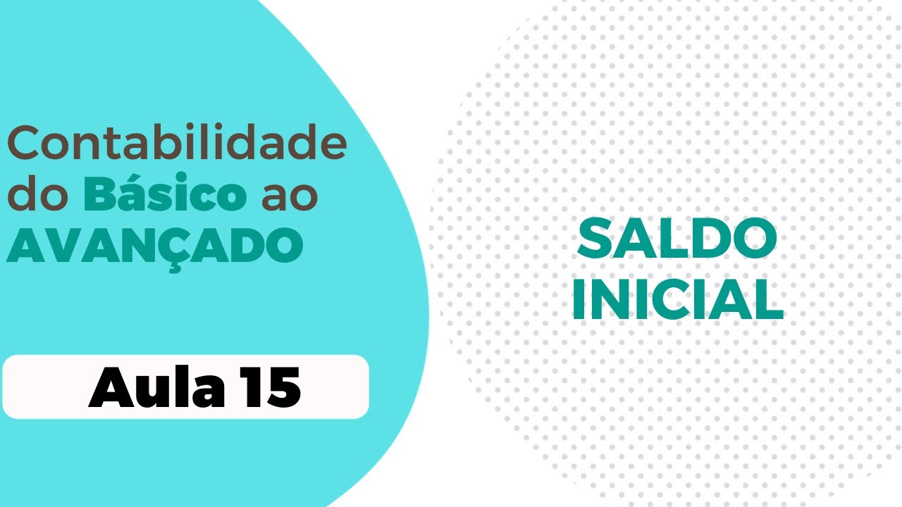 Importando Saldo Inicial