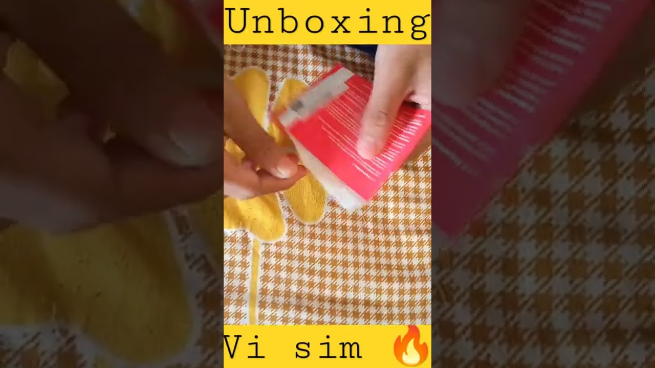 Vi sim Unboxing #viralshorts #newcontent #vodafone #shortsfeed