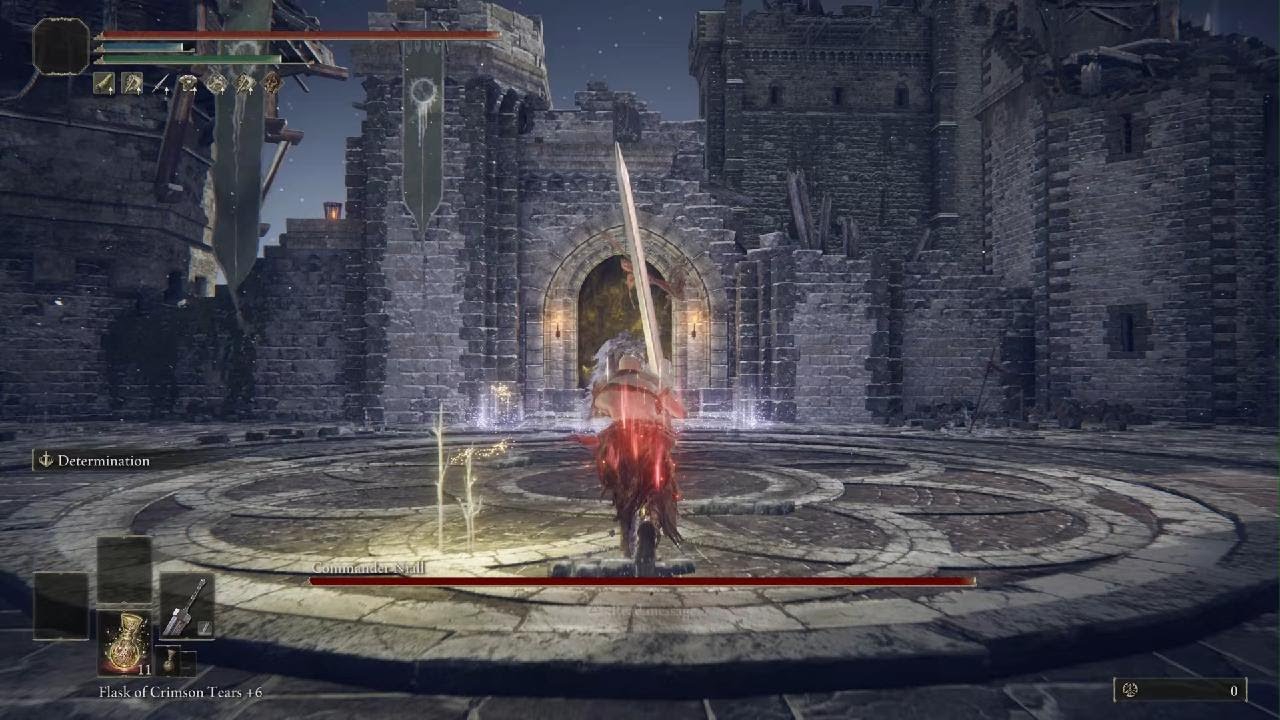 Clean Commander Niall fight. At level 50. And less than half upgraded. Great sword.ELDEN RING