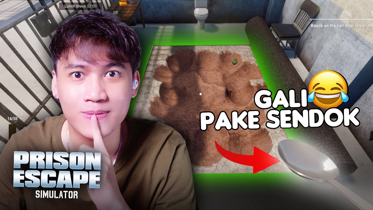 AKU MENCOBA KABUR DARI PENJARA TAPI.. - PRISON ESCAPE SIMULATOR #1