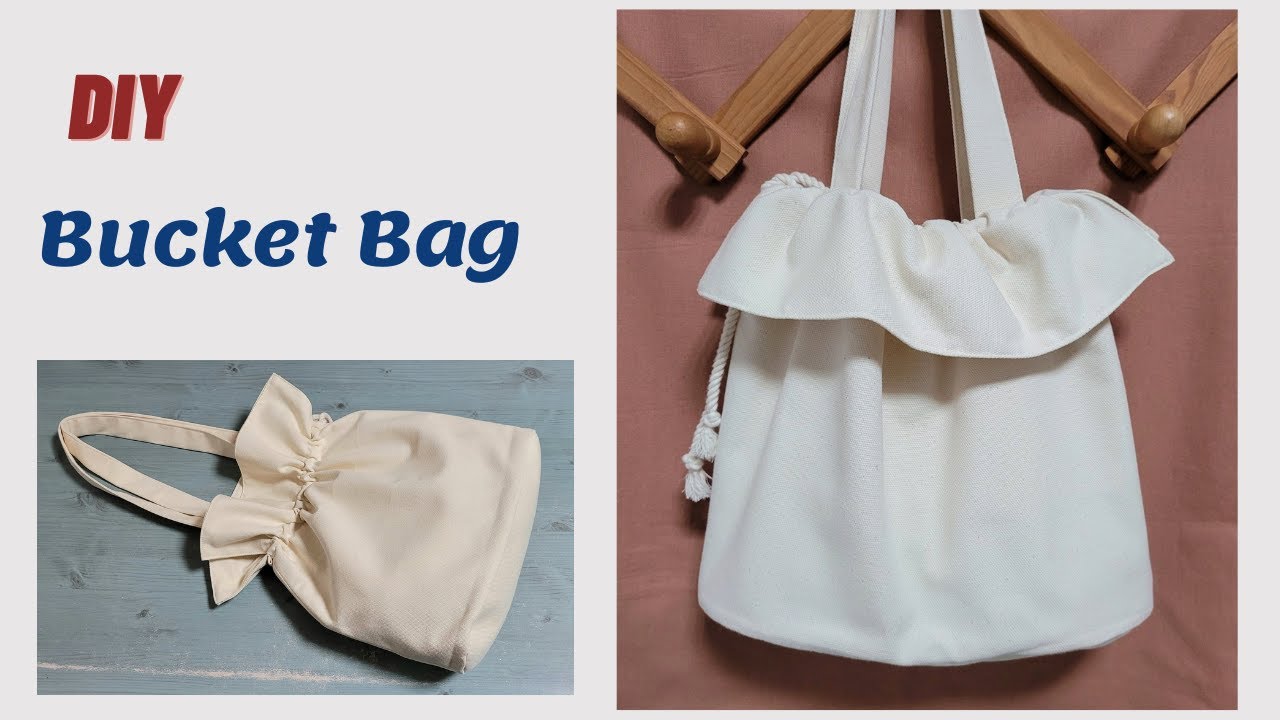 DIY 복주머니 가방 만들기/Making Bucket bag/버킷백/숄더백/Eco Bag/에코백