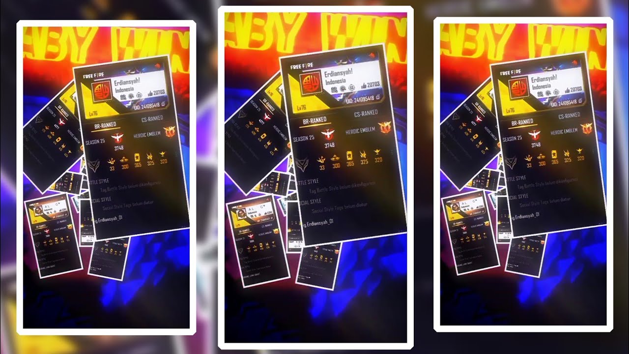 PRESET GUILD FF || 3D MOVE CAMERA FULL BEAT🙀 VIRAL TIKTOK🥳