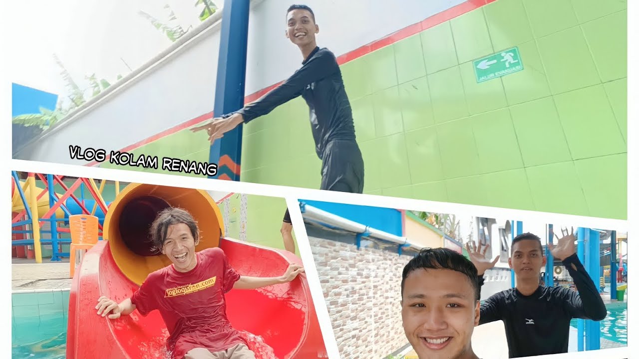 WEEKEND!!!! bermain perosotan di kolam renang Sentul waterpark Cilacap!!!! #vlogger #waterpark