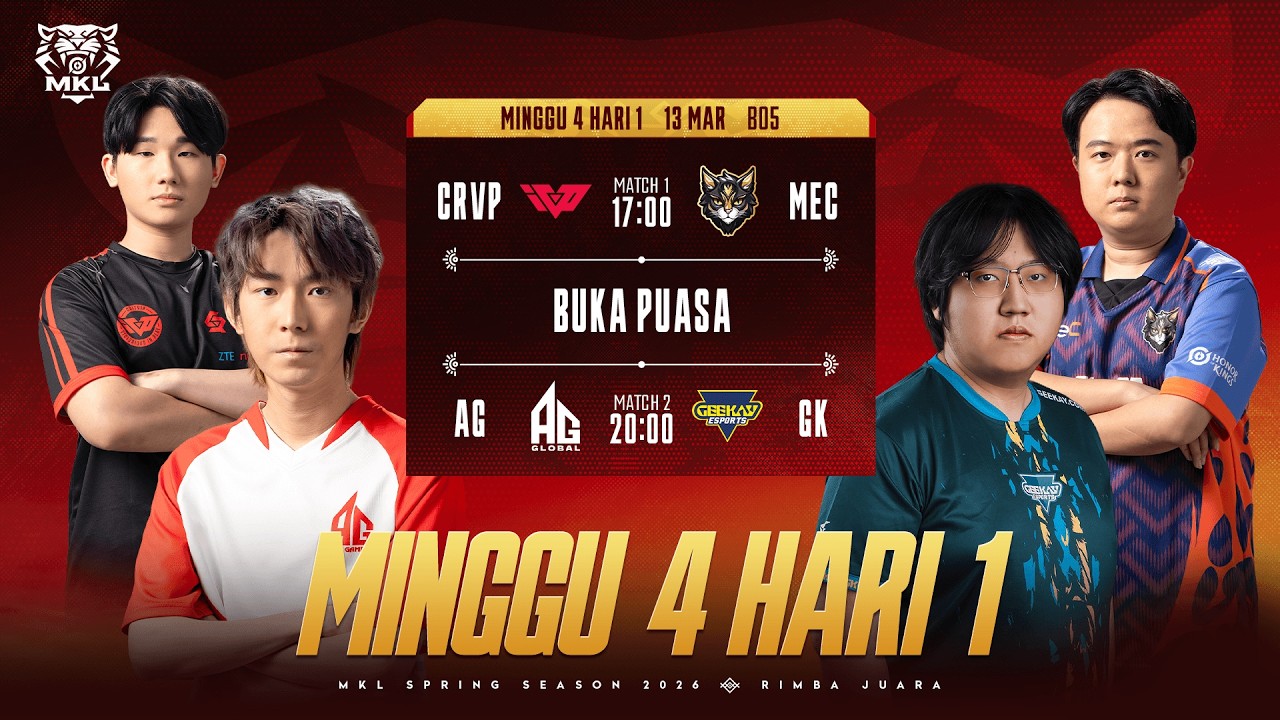 🔴 LIVE NOW | [BM] Musim Bunga 2026 | Regular Season Minggu 4 Hari 1