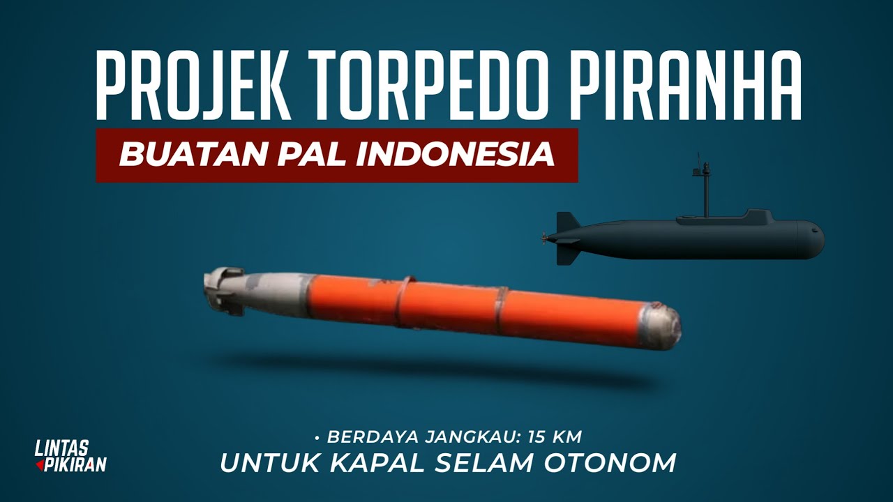 Mengenal Torpedo PIRANHA Buatan PAL Indonesia | Untuk Kapal Selam OTonom