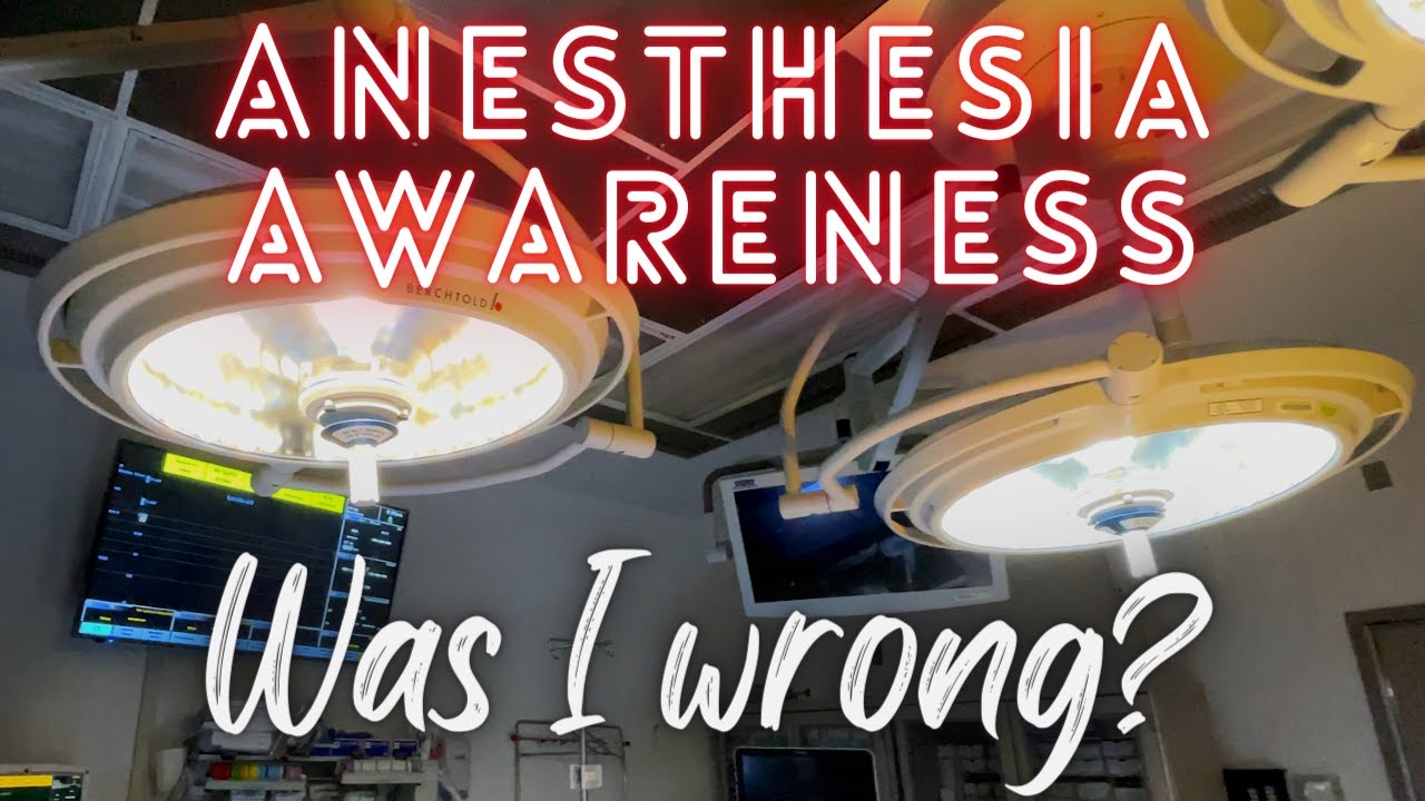 The unexpected reaction to a video on awareness under anesthesia