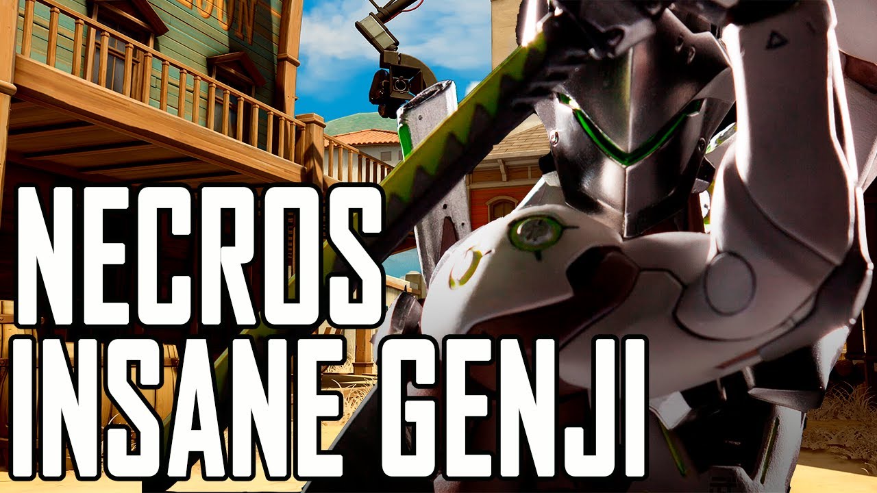 POTG! NECROS SHOWING HIS FASTEST GENJI ! GAMEPLAY OVERWATCH SEASON 24 TOP 500