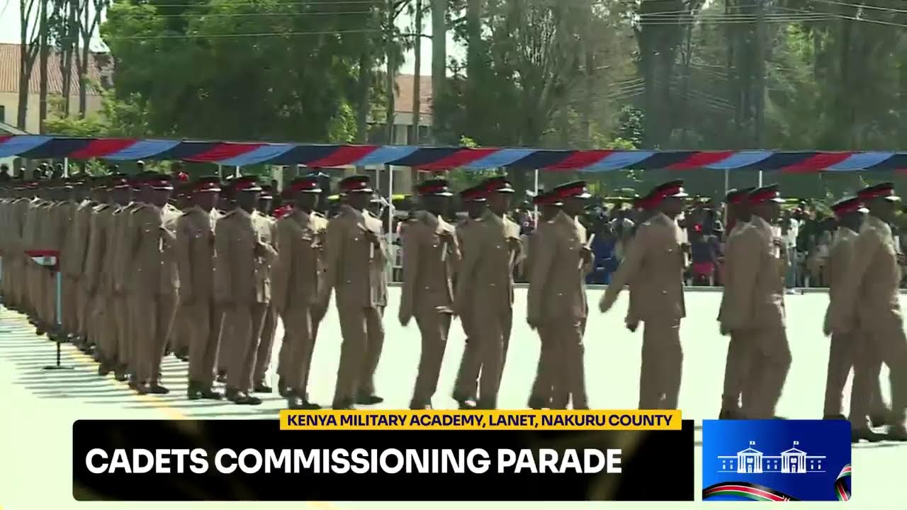 Cadets Commissioning Parade, Kenya Military Academy, Lanet, Nakuru County.
