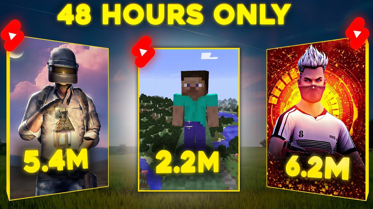 Gaming Shorts viral for 48 hours only ( Working Strategy)