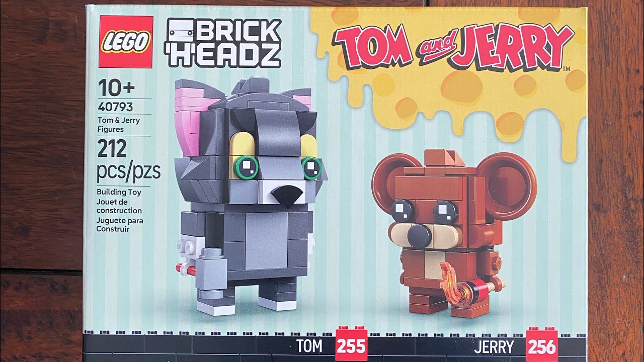 LEGO BrickHeads Tom and Jerry set ￼￼40793