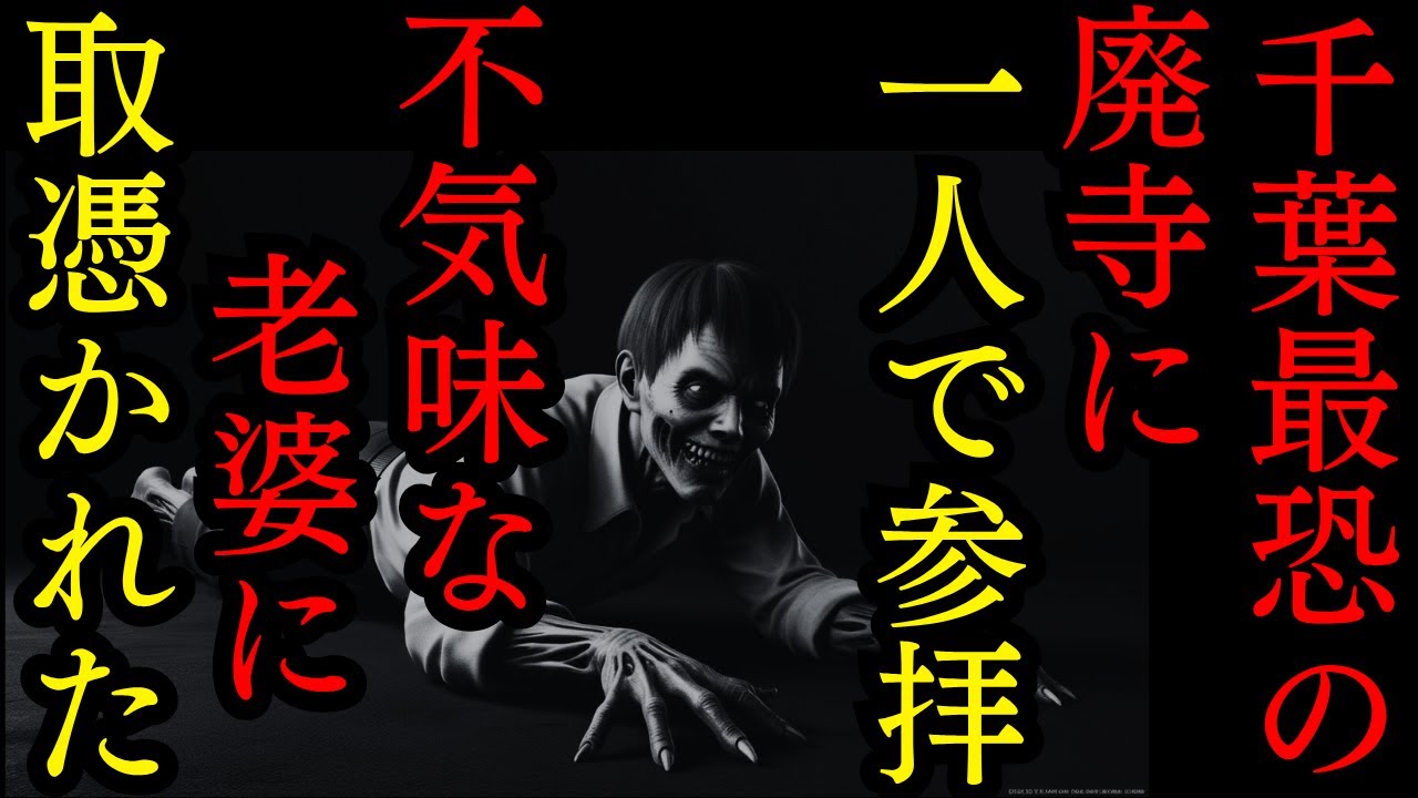 【ゆっくり怪談朗読】千葉県でヤバいと言われる廃寺に一人で行ったら奇妙な老婆に取り憑かれてしまった【怖い話】4選
