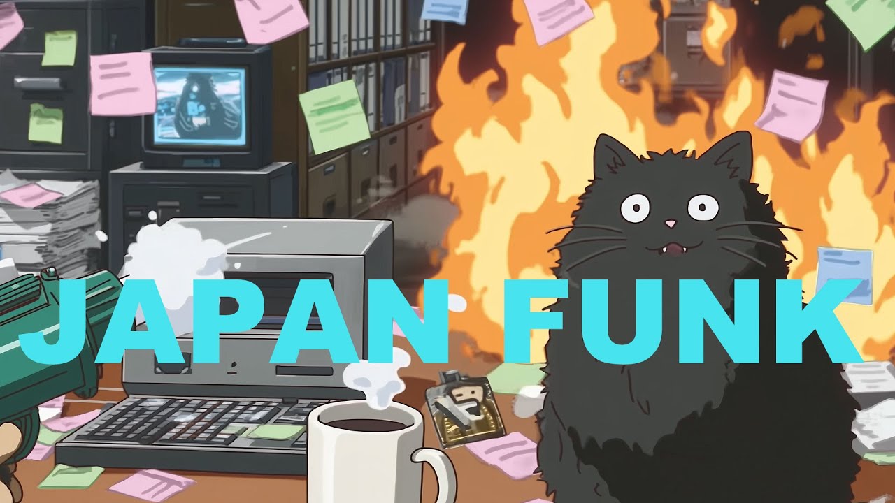 [playlist] The Office Is Burning🔥But I’m Still on Break ☕ | lofi funk&city pop|study&work|cheer up!