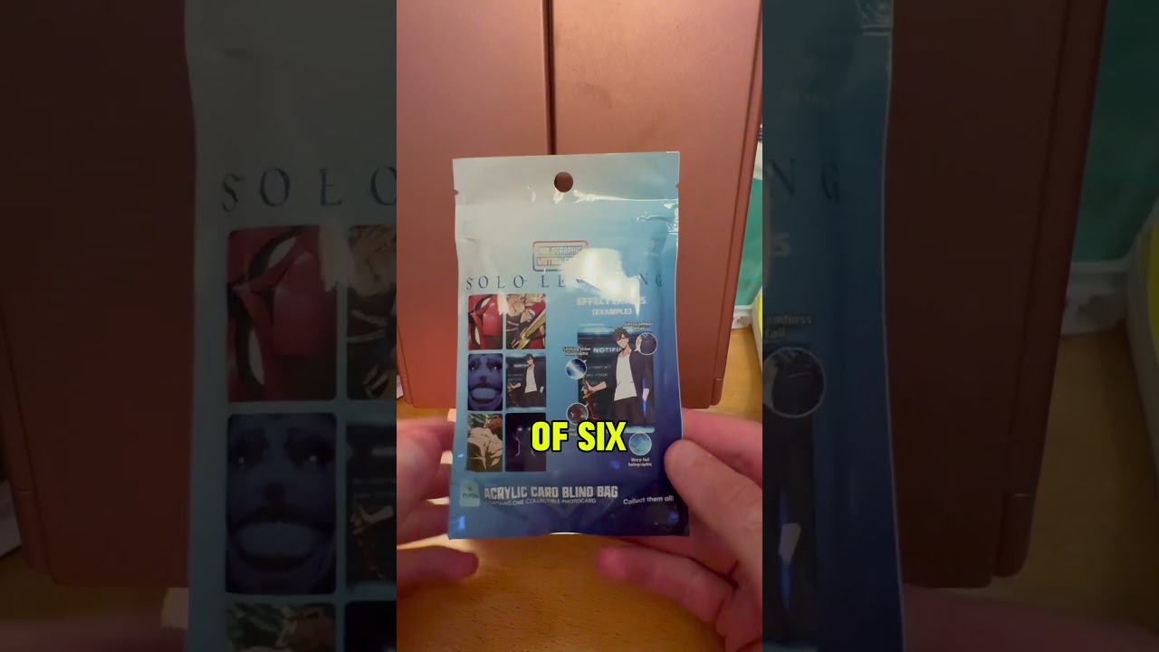 Solo leveling blind bag unboxing #anime #sololeveling #sololevelingedit #animeshorts #shorts