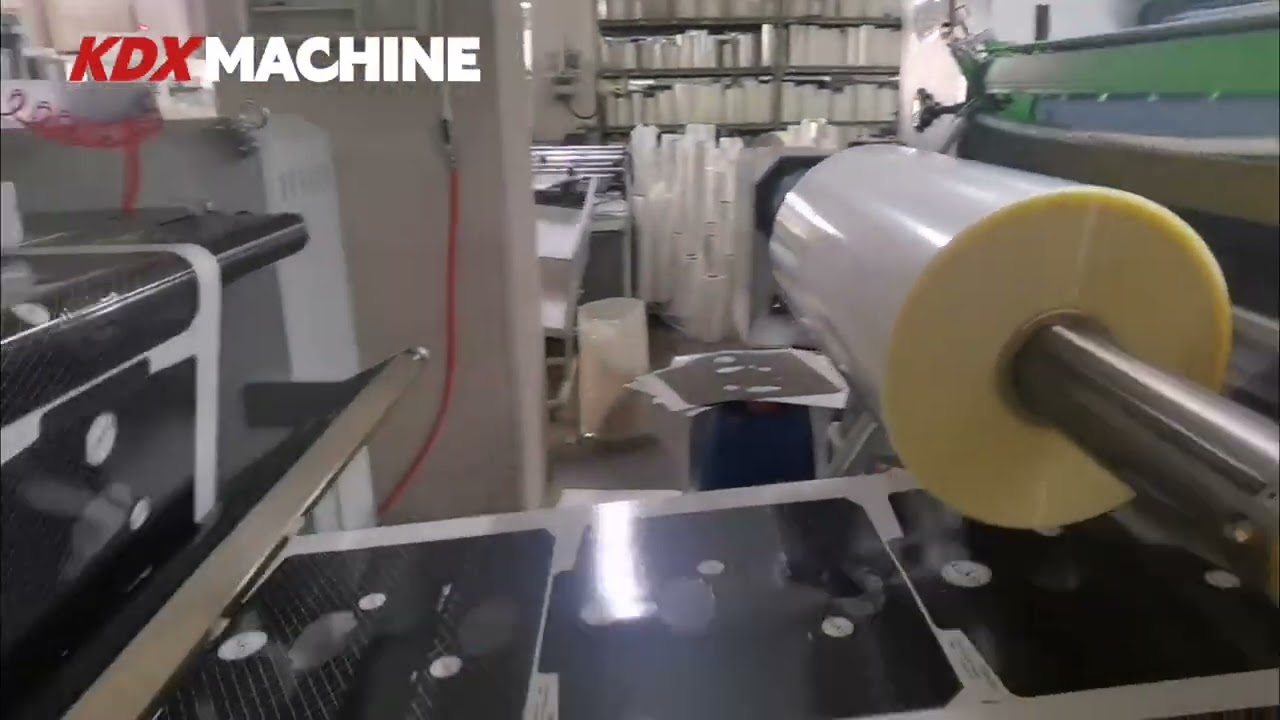 Gıda ambalajlarında yüksek hızlı pencereli laminasyon #ambalaj baskısonrası selefon makinası selofan